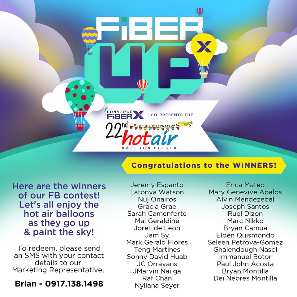 HotAirBalloon Winners