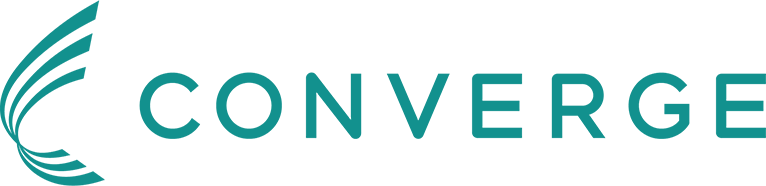 New Converge Logo in dark teal